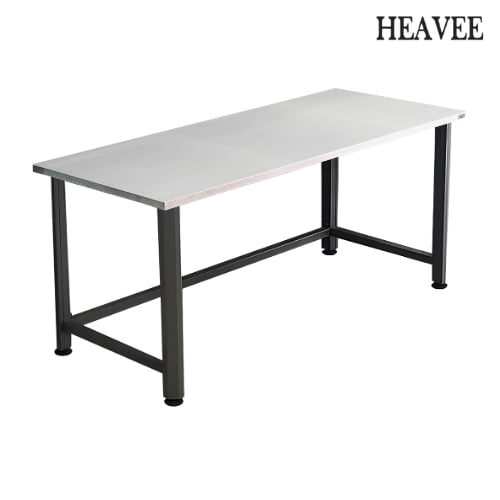 โต๊ะทำงานอเนกประสงค์ HEAVEE WB-5901-STL 150 ซม. ไม้ยางพาราหุ้มด้วยสแตนเลส_0